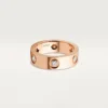 Bague Love – Or rose, diamants – Cartier