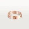 Bague Love – Or rose, modèle classique | Cartier US