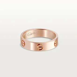 Bague Love – Or rose, modèle classique | Cartier US