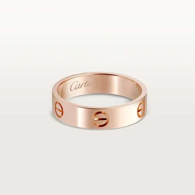 Bague Love – Or rose, modèle classique | Cartier US