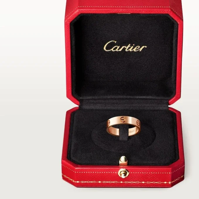 Bague Love – Or rose, modèle classique | Cartier US