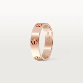 Bague Love – Or rose, modèle classique | Cartier US