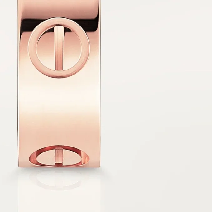 Bague Love – Or rose, modèle classique | Cartier US