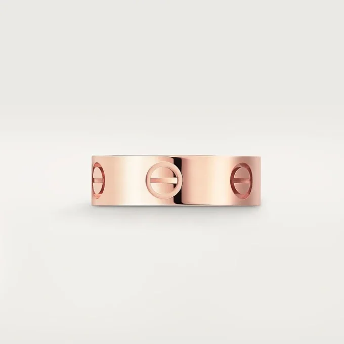 Bague Love – Or rose, modèle classique | Cartier US