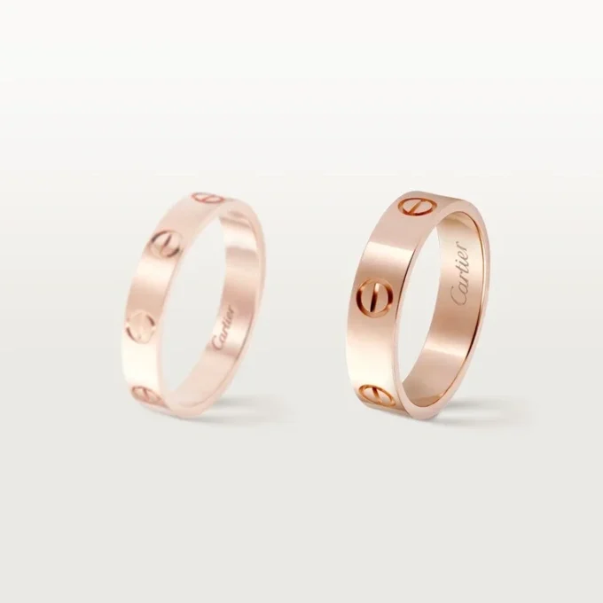 Bague Love – Or rose, modèle classique | Cartier US