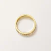 Bague Love, petit modèle, pavée