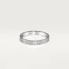 Bague Love, petite taille – Or blanc, diamants – Cartier