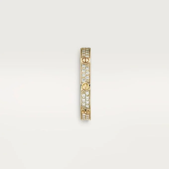 Bague Love, petite taille – Or jaune, diamants – Cartier