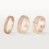 Bague Love, petite taille – Or rose, diamants – Cartier