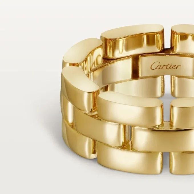 Bague Maillon Panthère – Or jaune – Cartier