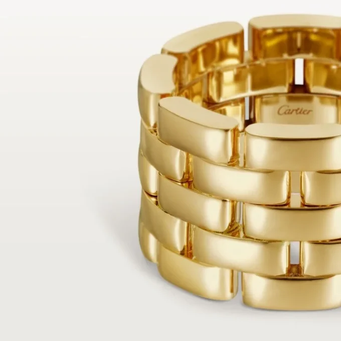 Bague Maillon Panthère – Or jaune – Cartier