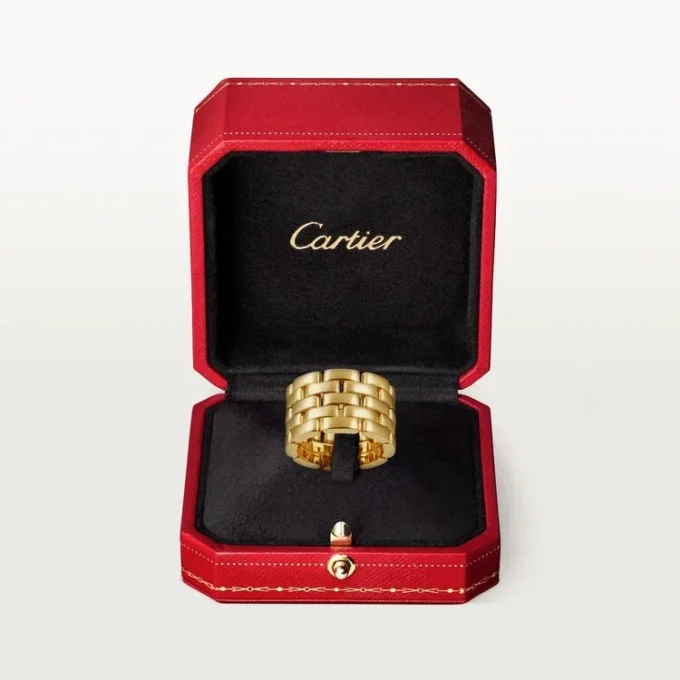 Bague Maillon Panthère – Or jaune – Cartier