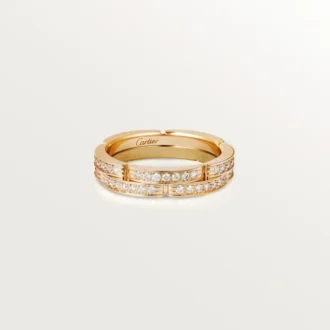 Bague Maillon Panthère – Or jaune, diamants – Cartier