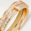 Bague Maillon Panthère – Or jaune, diamants – Cartier