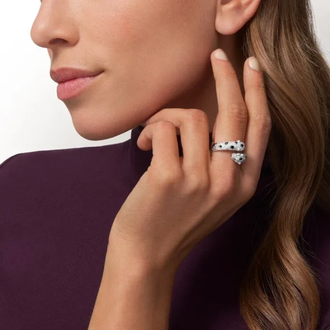 Bague Panthere de Cartier, semi-sertie