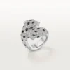 Bague Panthère de Cartier, articulée, pavée