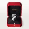 Bague Panthère de Cartier, laque noire, pavée