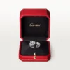 Bague Panthère de Cartier, modèle moyen, demi-sertie