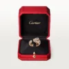 Bague Panthère de Cartier, modèle moyen, pavée