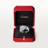 Bague Panthère de Cartier – Or blanc, diamants, émeraudes, onyx – Cartier