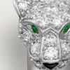 Bague Panthère de Cartier – Or blanc, émeraudes, onyx, diamants – Cartier