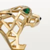 Bague Panthère de Cartier – Or jaune, grenats tsavorites, onyx – Cartier