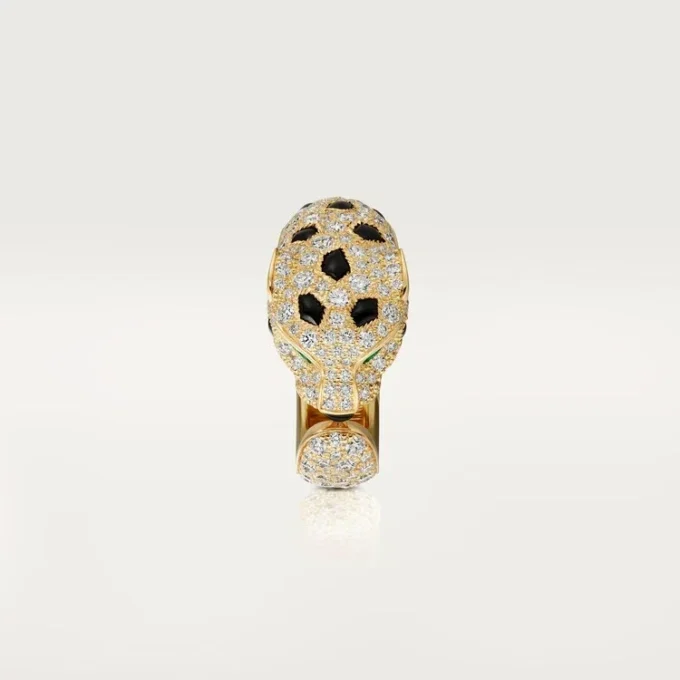 Bague Panthère de Cartier – Or jaune, émeraudes, onyx, diamants – Cartier