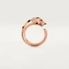 Bague Panthère de Cartier – Or rose, grenats tsavorites, onyx – Cartier