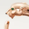 Bague Panthère de Cartier – Or rose, grenats tsavorites, onyx – Cartier