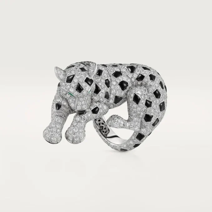 Bague Panthère de Cartier, pavée