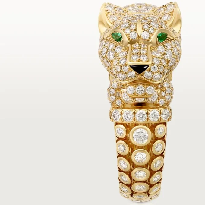 Bague Panthère de Cartier, pavée