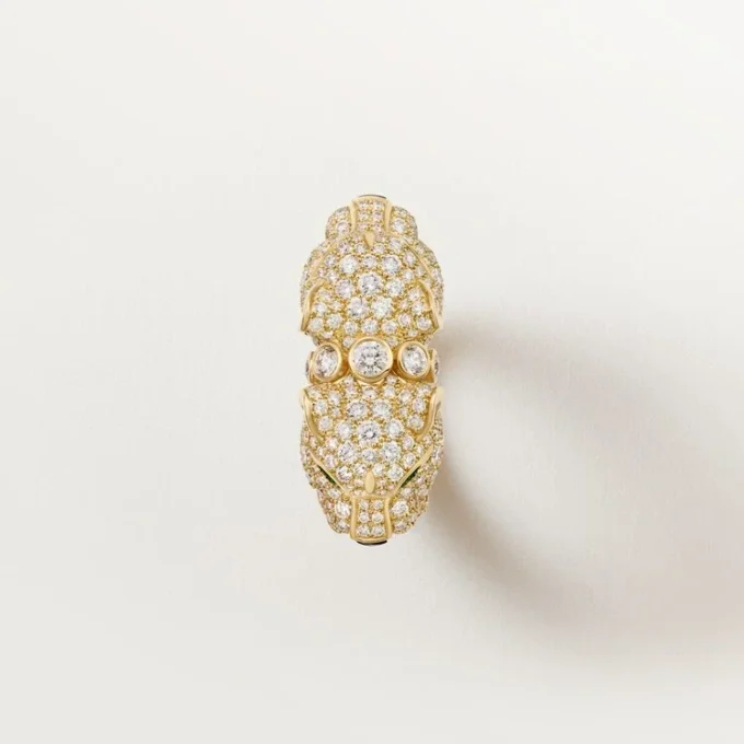 Bague Panthère de Cartier, pavée
