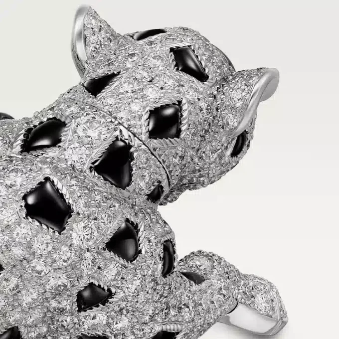 Bague Panthère de Cartier, pavée