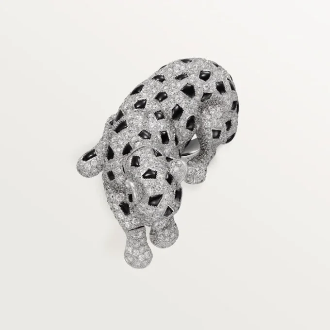 Bague Panthère de Cartier, pavée