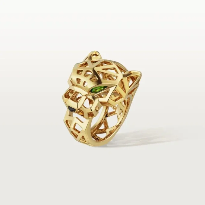 Bague Panthère de Cartier – Tsavorite et or jaune | Cartier US