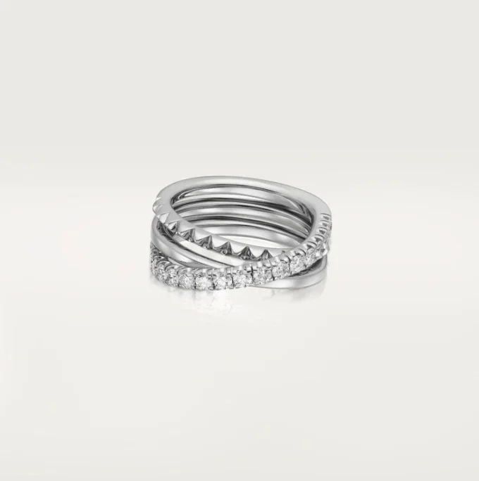 Bague Étincelle de Cartier – Or blanc, diamants – Cartier