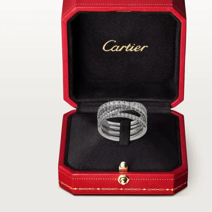 Bague Étincelle de Cartier – Or blanc, diamants – Cartier