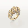 Bague Tressage Cartier Libre, diamants