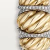 Bague Tressage Cartier Libre, diamants