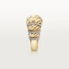 Bague Tressage Cartier Libre, diamants