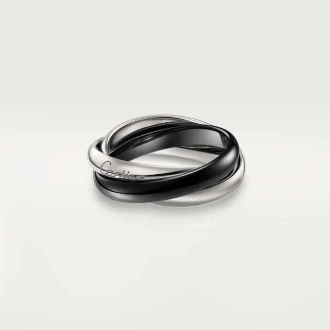 Bague Trinity, céramique, modèle classique Bague Trinity, céramique, modèle classique