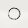 Bague Trinity, céramique, petit modèle, demi-sertie