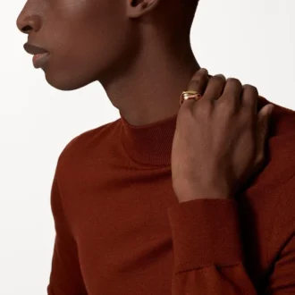 Bague Trinity, forme coussin, grand modèle