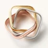 Bague Trinity, forme coussin, grand modèle Bague Trinity, forme coussin, grand modèle