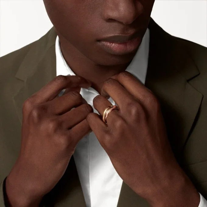 Bague Trinity, modèle classique, 5 diamants