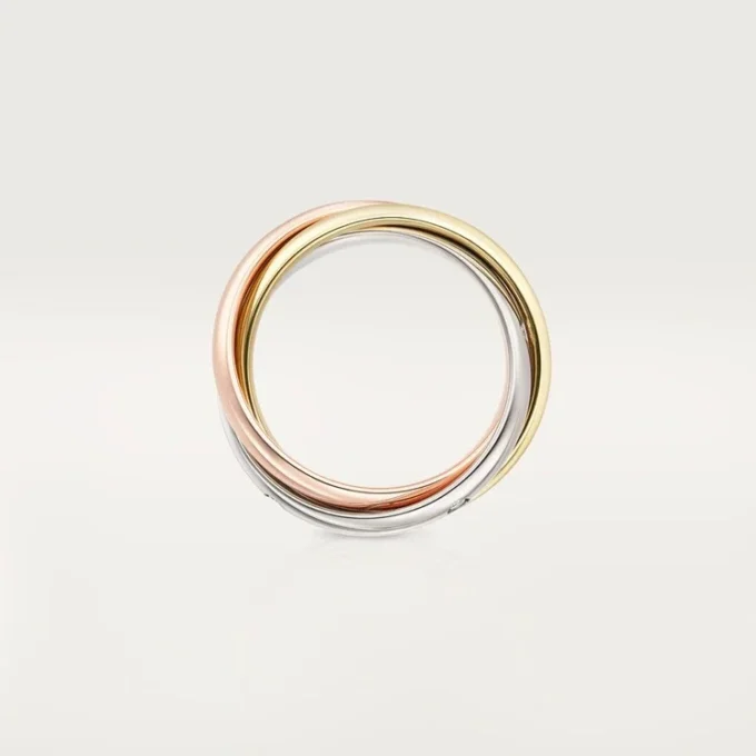 Bague Trinity, modèle classique, 5 diamants