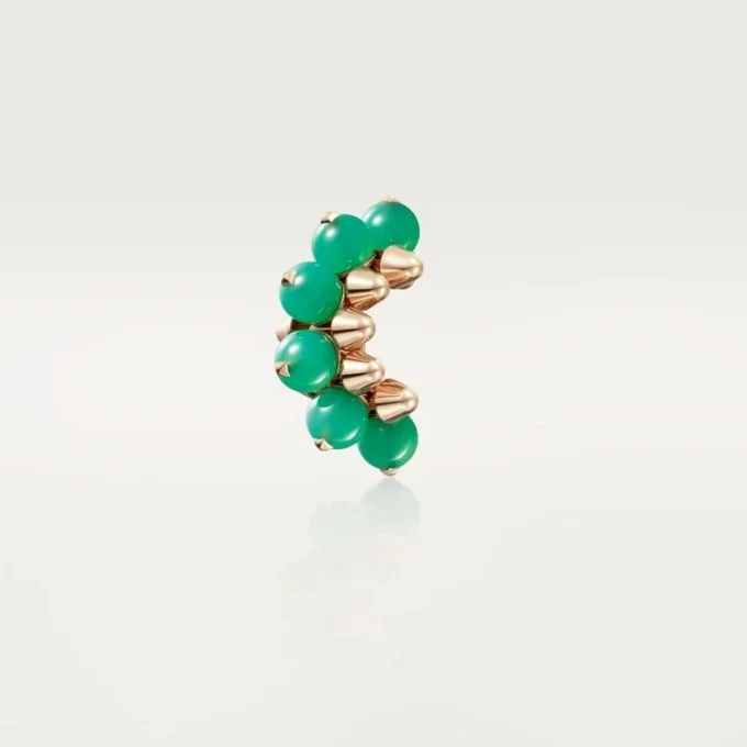 Boucle d’oreille Clash de Cartier, chrysoprase, modèle extra-large Boucle d’oreille Clash de Cartier, chrysoprase, modèle extra-large