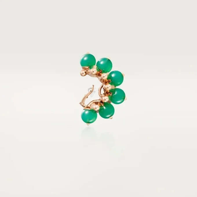 Boucle d’oreille Clash de Cartier, chrysoprase, modèle extra-large Boucle d’oreille Clash de Cartier, chrysoprase, modèle extra-large