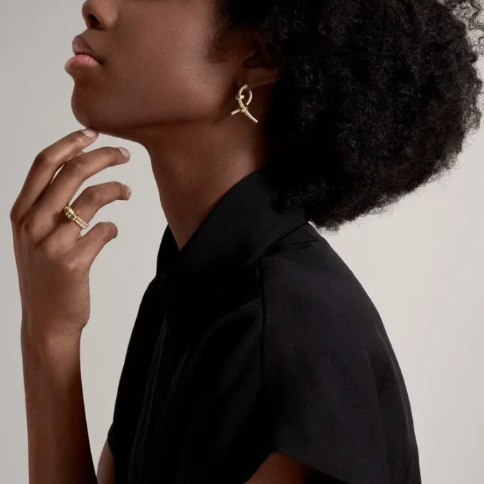 Boucle d&rsquo;oreille droite Ecrou De Cartier – Or jaune – Cartier