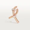 Boucle d’oreille droite Ecrou De Cartier – Or rose, diamants – Cartier Boucle d’oreille droite Ecrou De Cartier – Or rose, diamants – Cartier